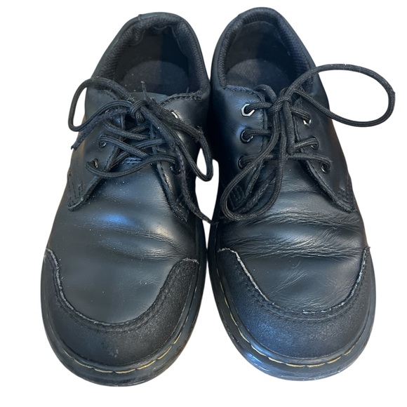 Doc Martens Junior 1461 Overlay Leather Oxford shoes - Picture 2 of 2